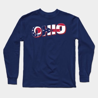 Ohio Vintage style retro souvenir Long Sleeve T-Shirt